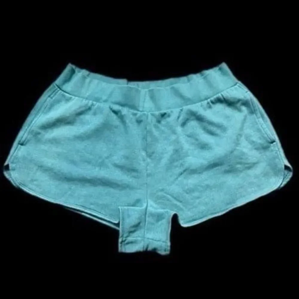 Victorias Secret On Point Soft Fleece lounge Shorts Teal XXL